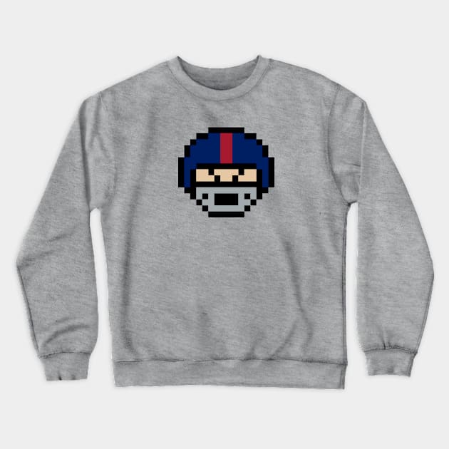 8-Bit Helmet - New York Crewneck Sweatshirt by The Pixel League